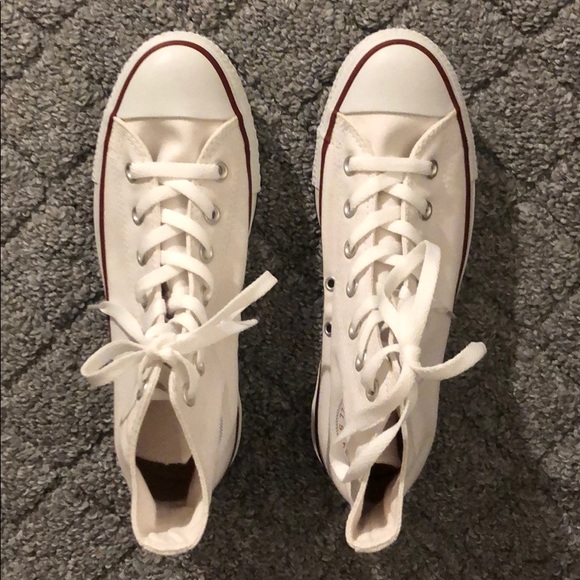 Converse Shoes - New White Converse High Tops